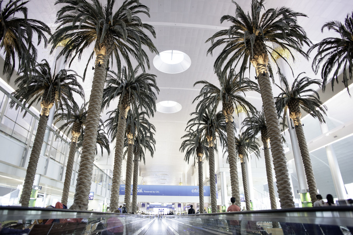 DUBAI INTERNATIONAL AIRPORT, DUBAI OCTOBER 27: Dubai International Airport With Glorious Duty Free Section On October 27, 2013. Dubai International Is One Of The Fastest Growing Major Hubs