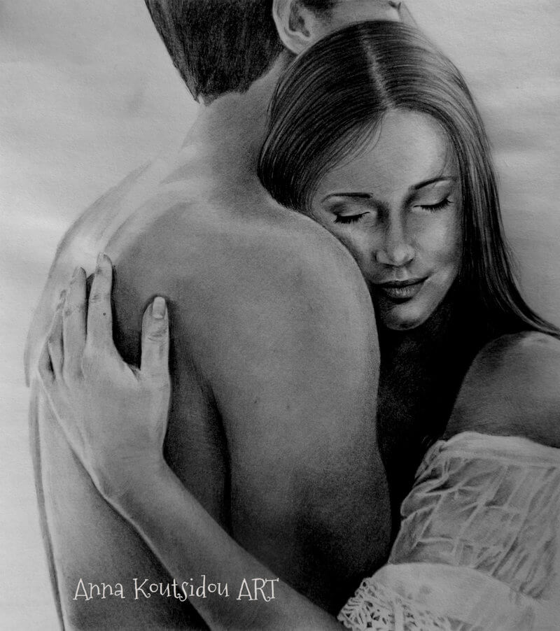 20 Mind Blowing Pencil Drawings By Greek Artist That Illustrate The Beauty Of Love Let's Grow Old Together