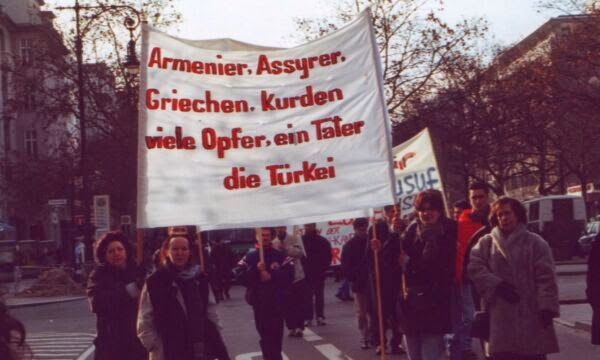 The Recognition Of The Genocides As The Beginning Of Justice Against The Crimes Against Humanity And Barbarity   Demonstration In Berlin