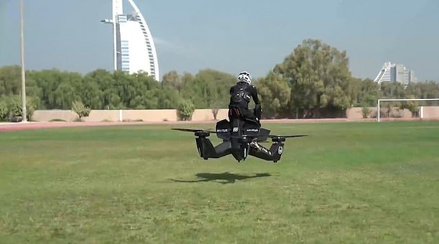 Dubai Police Flying Motorbike 2
