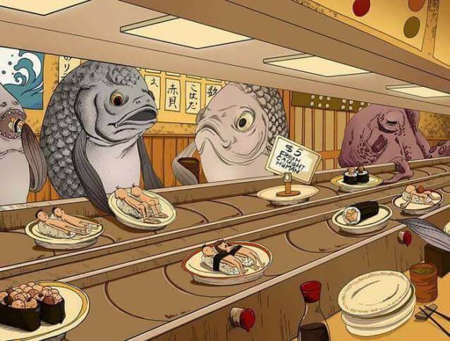 22 Thought Provoking Illustrations Depict How The World Would Be Like If Animals Treated Humans The Way We Treat Them 10