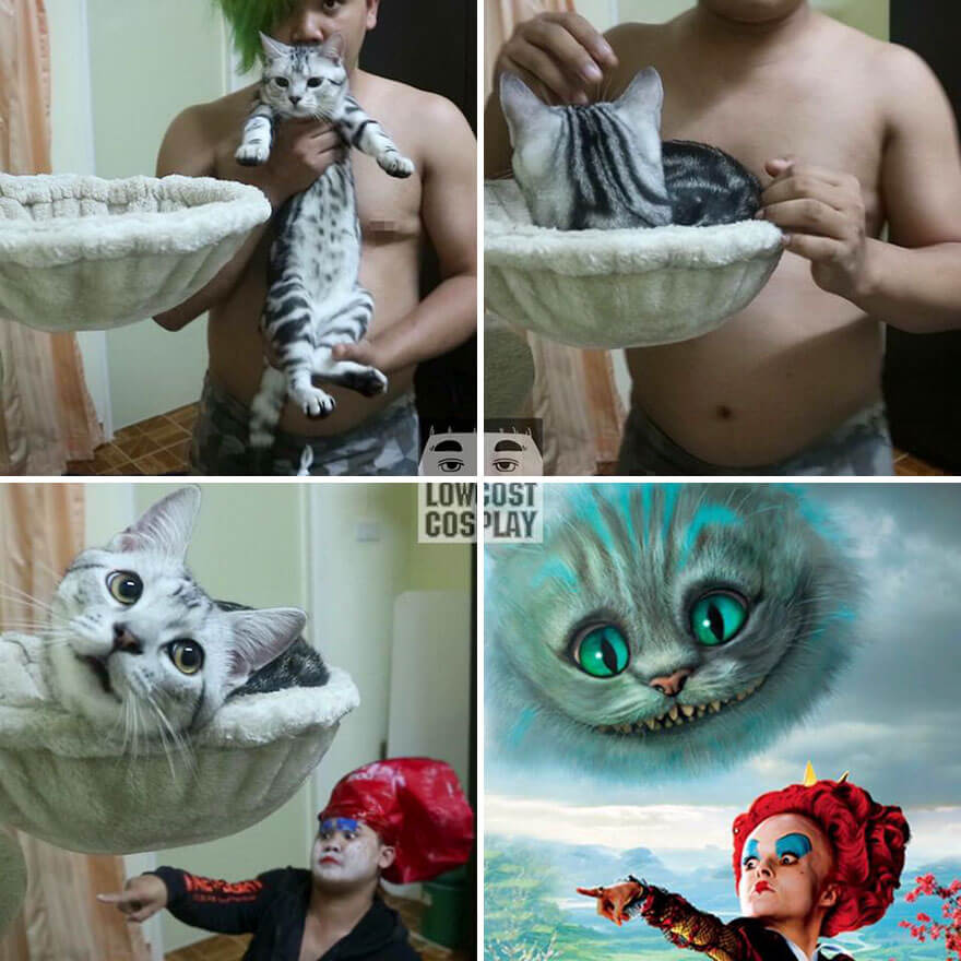 32 Hilarious Pictures Of Cosplay Guy Using Creative Low Cost Costumes 1