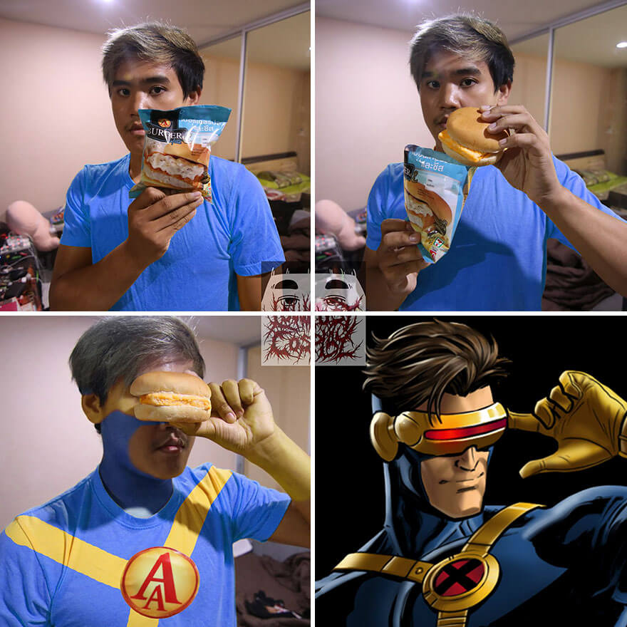 32 Hilarious Pictures Of Cosplay Guy Using Creative Low Cost Costumes 19