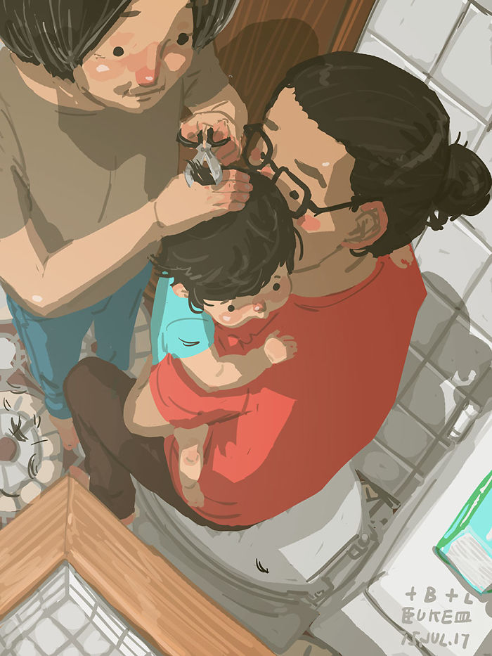 38 Heart Melting Pictures Show What It's Like To Be A Single Dad 26