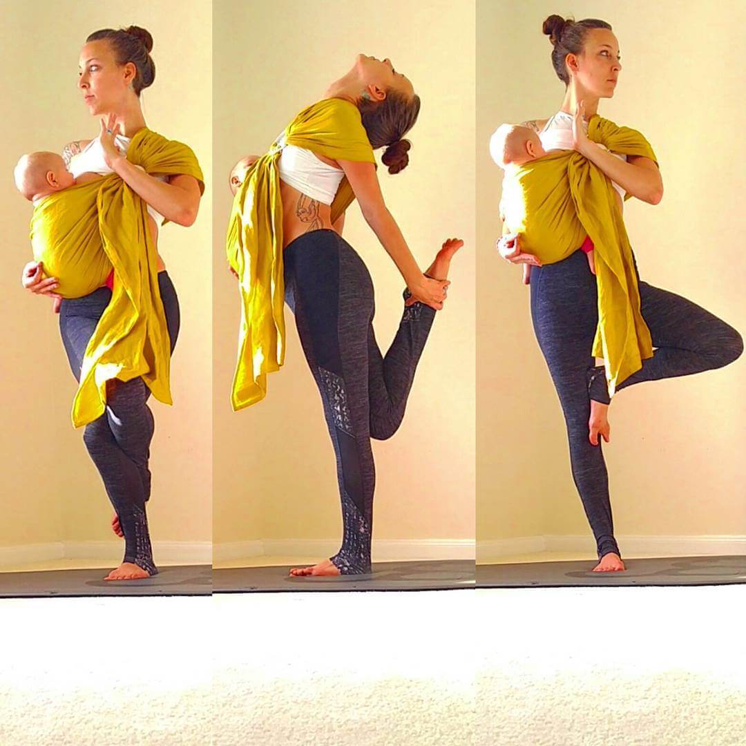 Mind Blowing Pictures Of Woman Who Is Doing Yoga Poses While Breastfeeding Her Baby 33