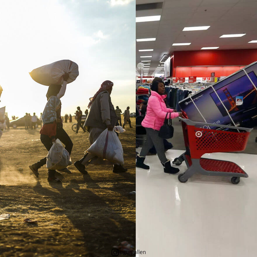 Powerful Pictures Show The Shocking Contrast Between The Two Worlds On Our Planet 3