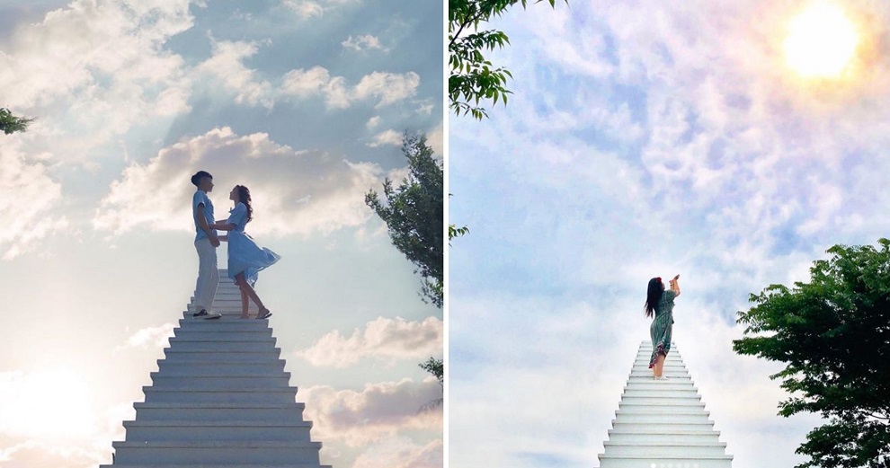 This Cafe In South Korea Is Getting Loads Of Visitors Because Of Its Insta Worthy Stairway To Heaven World Of Buzz