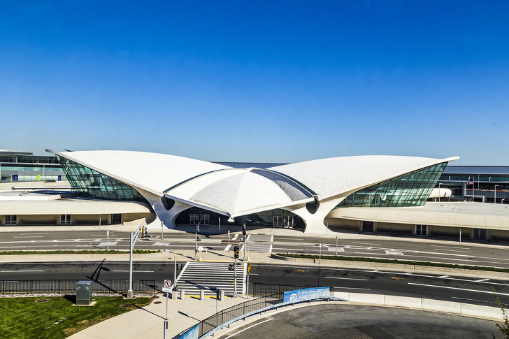Areal View Of The Historic TWA Flight Center And JetBlue Termina