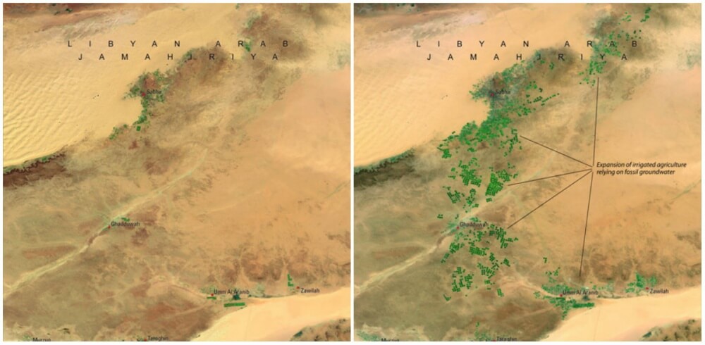 16 Then And Now Photos By NASA That Depict Incredible Changes In The World 13