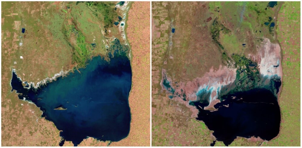 16 Then And Now Photos By NASA That Depict Incredible Changes In The World 15