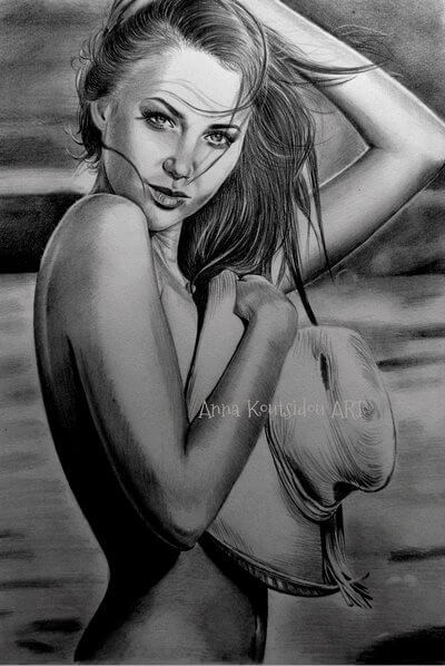 20 Mind Blowing Pencil Drawings By Greek Artist That Illustrate The Beauty Of Love Don't Break My Heart