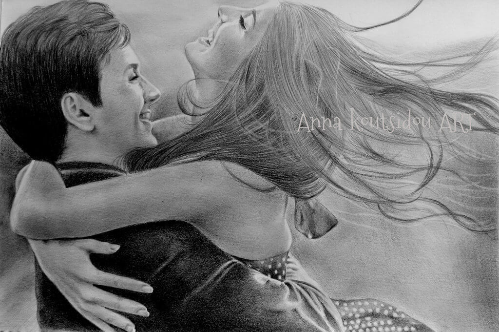 20 Mind Blowing Pencil Drawings By Greek Artist That Illustrate The Beauty Of Love Forever My Lady