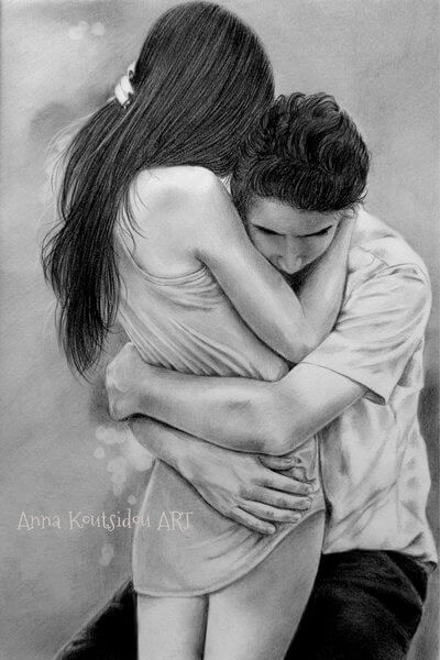 20 Mind Blowing Pencil Drawings By Greek Artist That Illustrate The Beauty Of Love I Stayed Here So You Won't Miss Anything