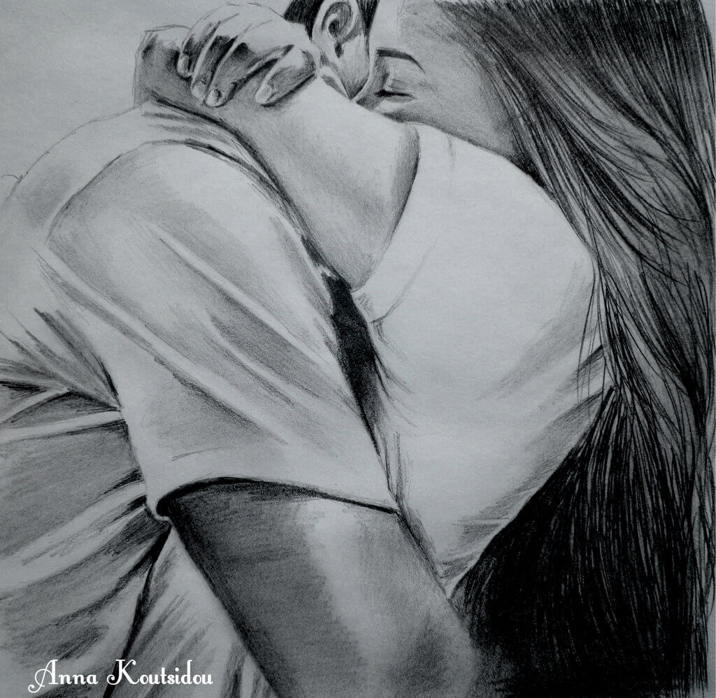 20 Mind Blowing Pencil Drawings By Greek Artist That Illustrate The Beauty Of Love I Want To Die In Your Arms Tonight