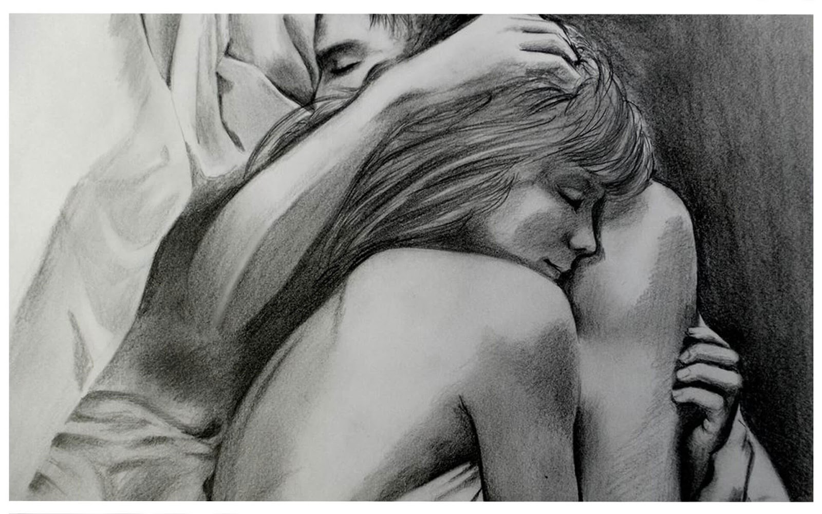 20 Mind Blowing Pencil Drawings By Greek Artist That Illustrate The Beauty Of Love It's Only You And I Until The End