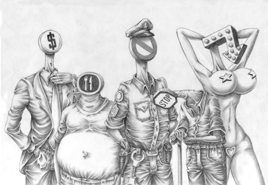 45 Thought Provoking Illustrations Reveal What Is Wrong With Modern Society 40