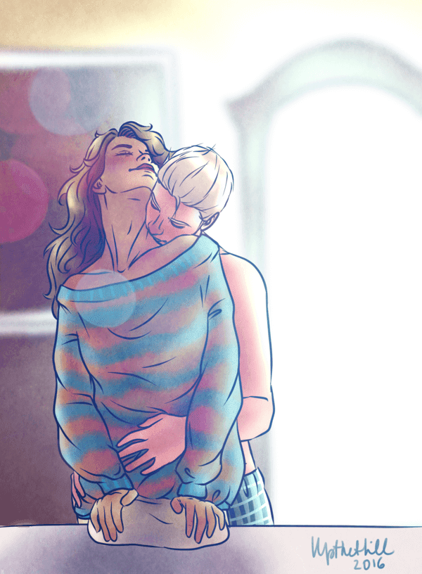 50 Romantic And Sensual Illustrations Depicting The Feeling Of Love 47