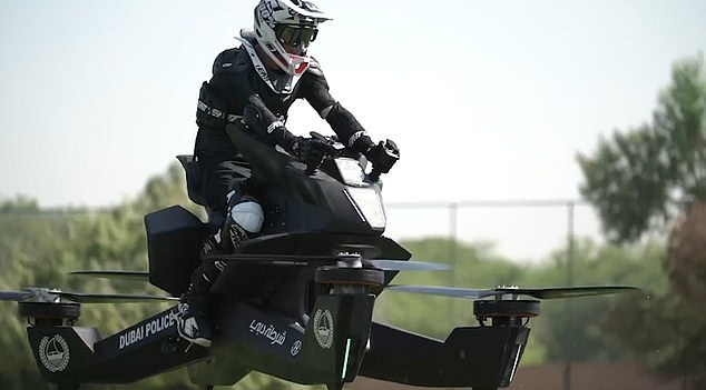 Dubai Police Flying Motorbike 1