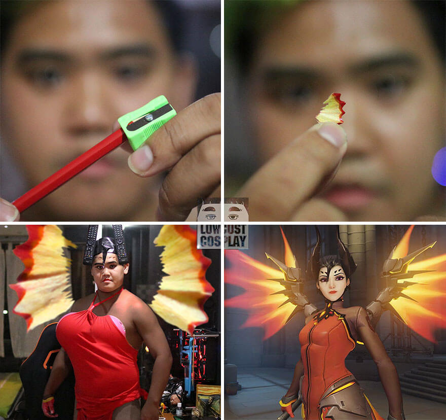 32 Hilarious Pictures Of Cosplay Guy Using Creative Low Cost Costumes 15