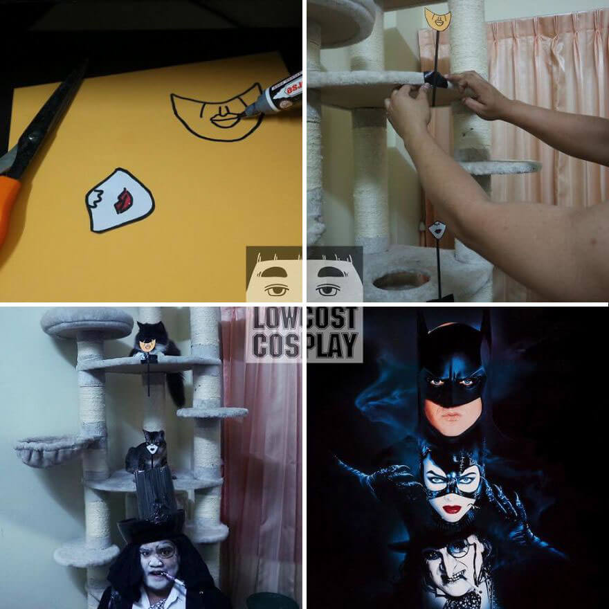 32 Hilarious Pictures Of Cosplay Guy Using Creative Low Cost Costumes 22