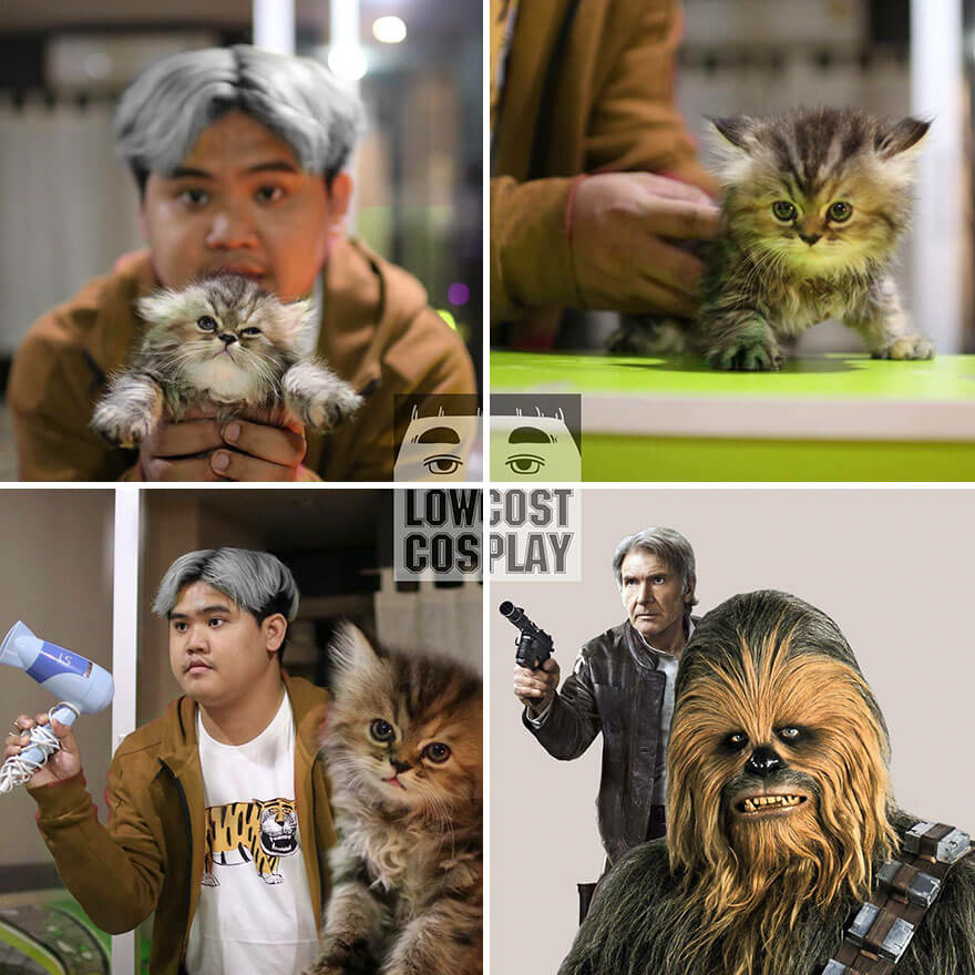 32 Hilarious Pictures Of Cosplay Guy Using Creative Low Cost Costumes 26