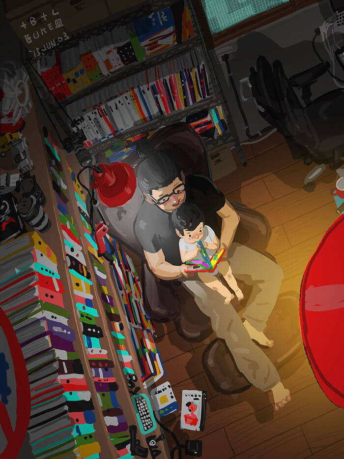 38 Heart Melting Pictures Show What It's Like To Be A Single Dad 14