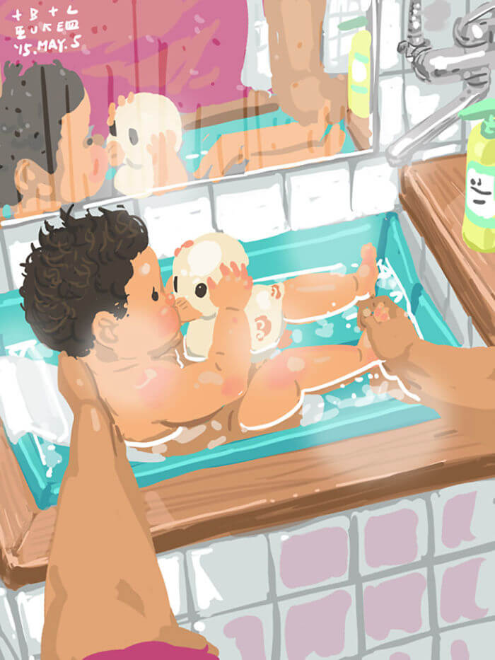 38 Heart Melting Pictures Show What It's Like To Be A Single Dad 18