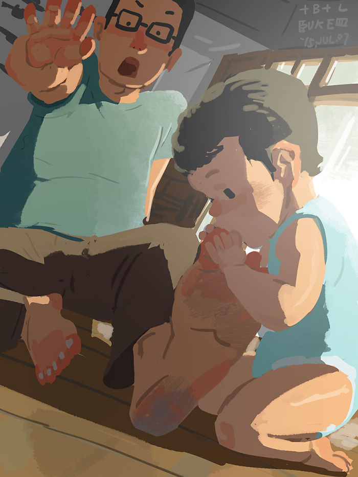 38 Heart Melting Pictures Show What It's Like To Be A Single Dad 22