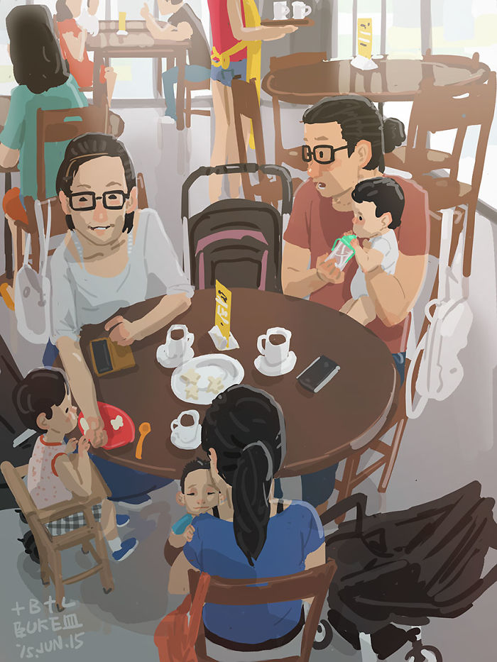 38 Heart Melting Pictures Show What It's Like To Be A Single Dad 28