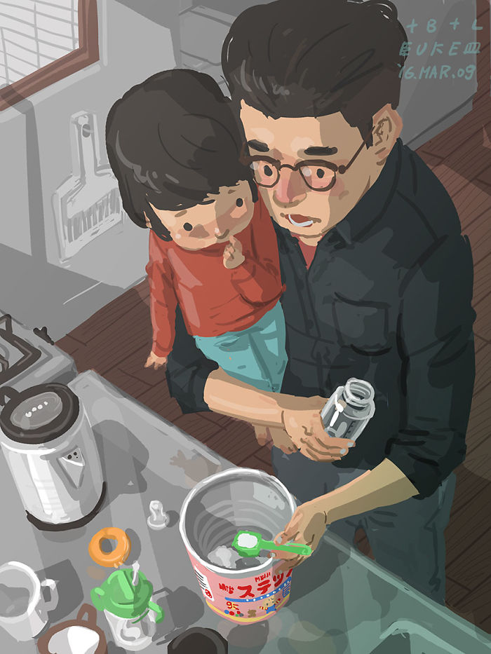 38 Heart Melting Pictures Show What It's Like To Be A Single Dad 33