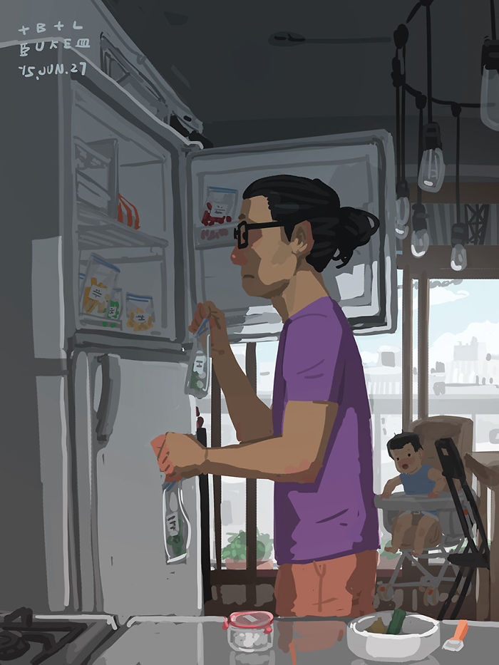 38 Heart Melting Pictures Show What It's Like To Be A Single Dad 37