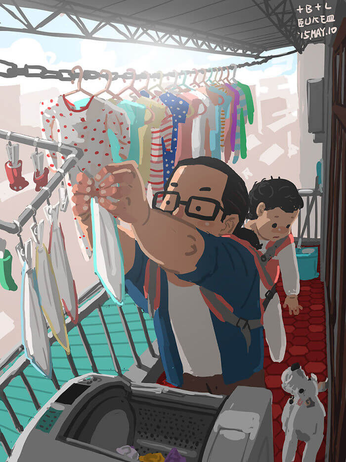 38 Heart Melting Pictures Show What It's Like To Be A Single Dad 8