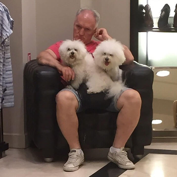 50 Hilarious Pictures Of 'Miserable Men' Waiting While Their Wives Were Shopping 25