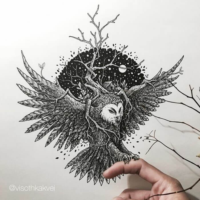 Incredible Illustrations By Cambodian Artist That Will Leave You Speechless (19)