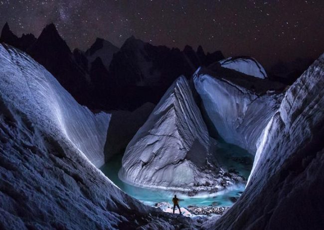 Drone Discovers Stunning Glacier Scene Hidden In The Himalayas5 650x462
