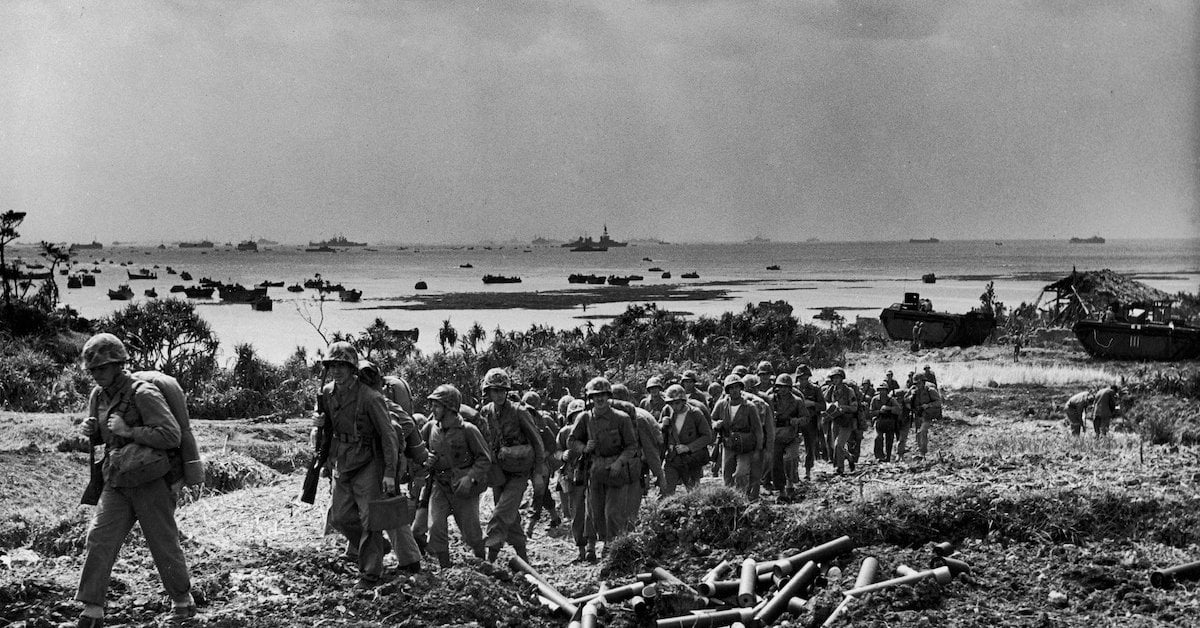 Landing On Okinawa