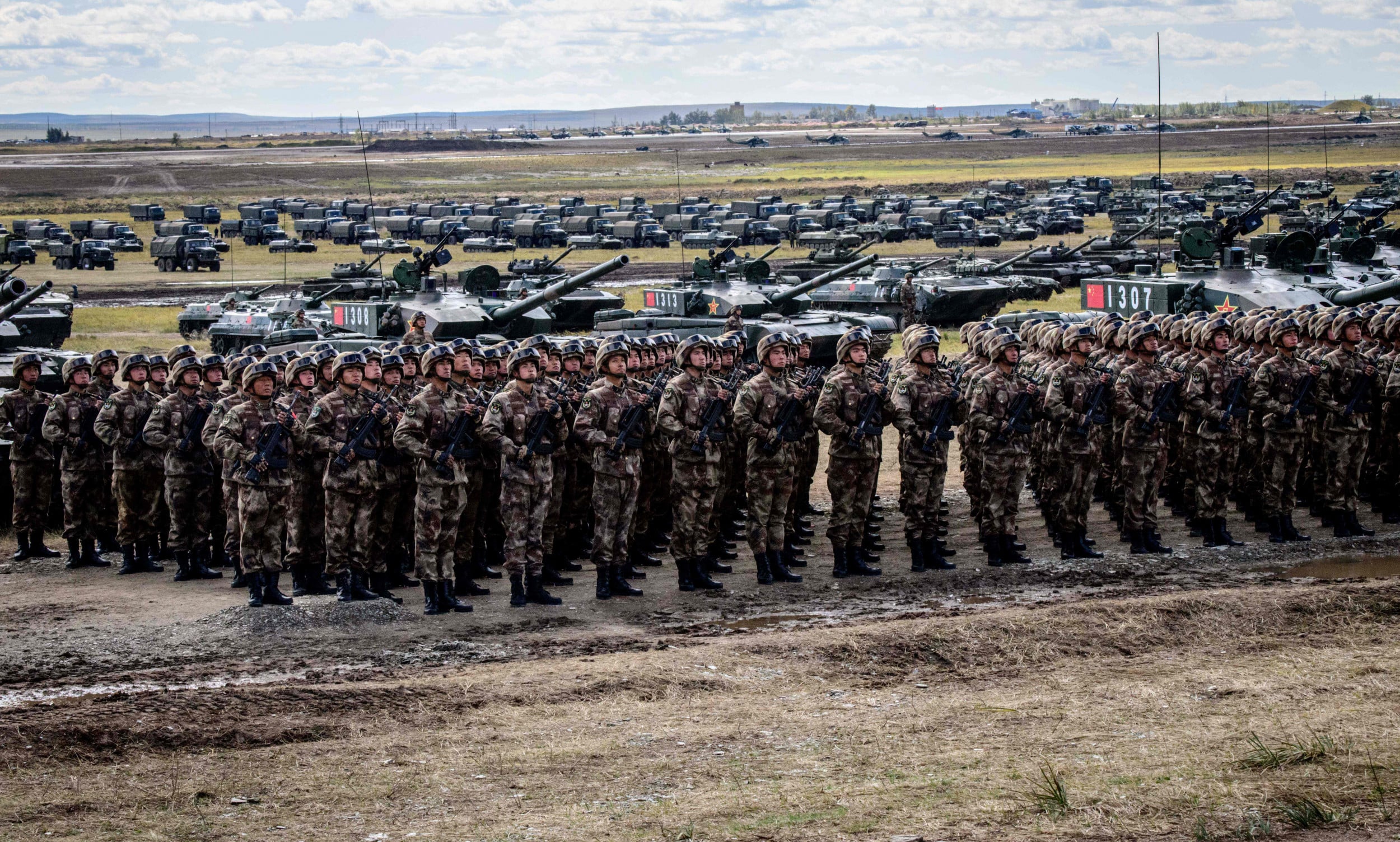 Russia China Military Joint Drills East