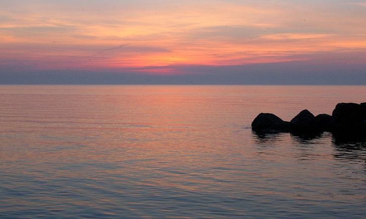 600px Sunset Over Lake Erie Near Cleveland