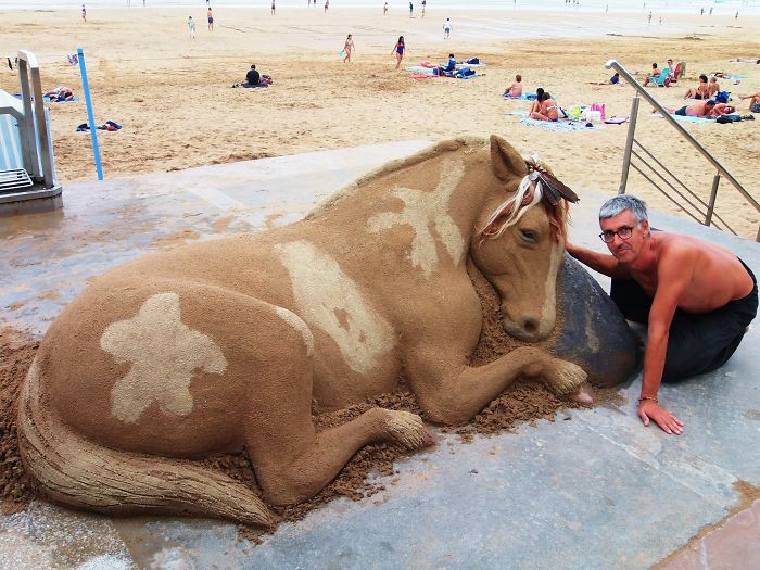 Sand Art Andoni Bastarrika 2