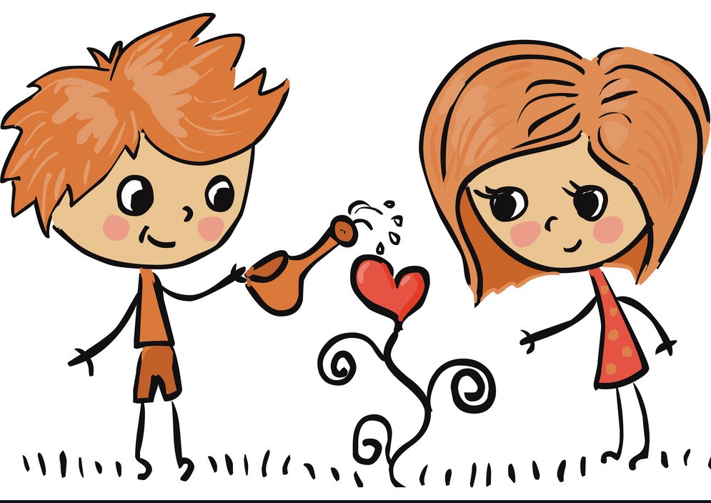 Boy And Girl In Love Vector 295945