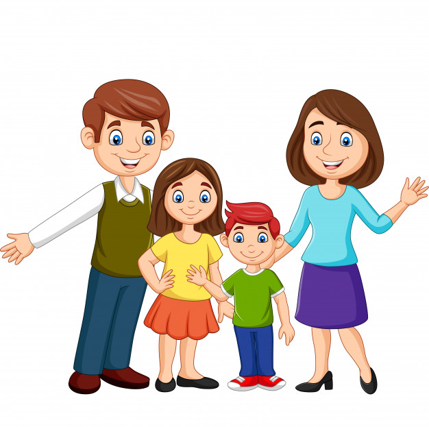 Cartoon Happy Family_29190 4822