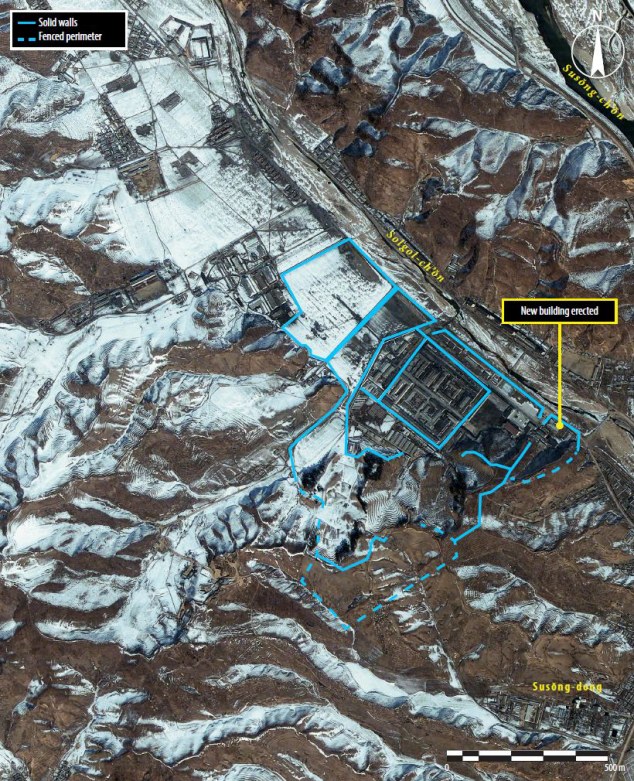 Satellite Image Of Camp 25 In North Korea