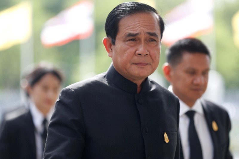 FILE PHOTO: Thailand's Prime Minister Prayuth Chan Ocha Arrives To Attend A Weekly Cabinet Meeting At Government House In Bangkok
