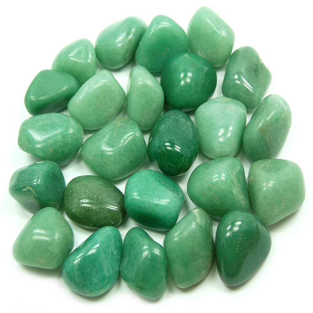 Tumbled Green Quartz Brazil Tumbled Stones 01
