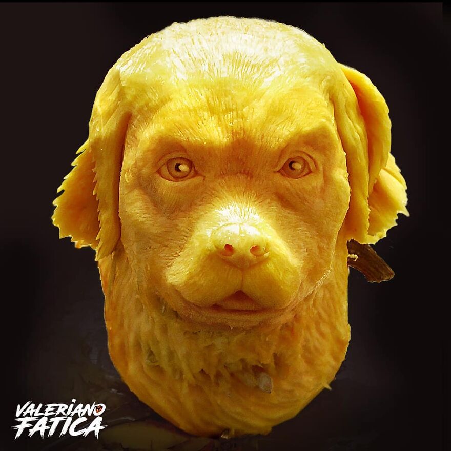 Artist Uses Fruits And Vegetables To Create Amazing Sculptures 602f722a253df__880