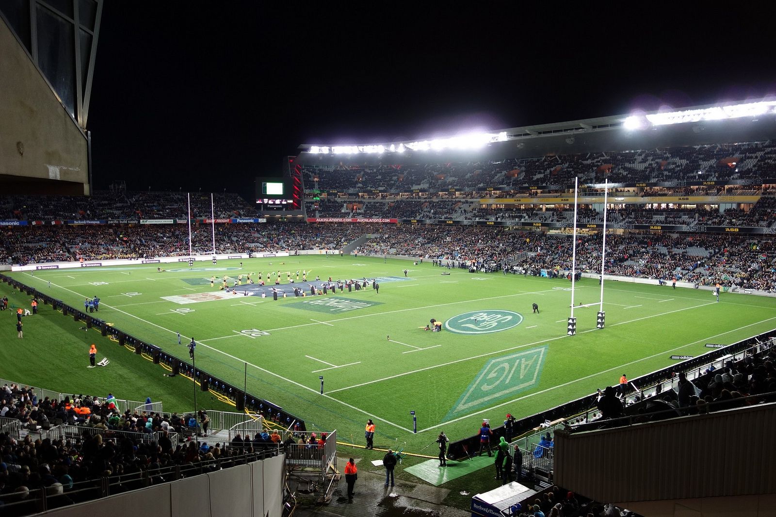 កីឡដ្ឋាន Eden Park នៅ​ក្រុង Auckland ត្រូវបានជ្រើសរើសជាម្ចាស់ផ្ទះនៃការប្រកួតបើកឆាក