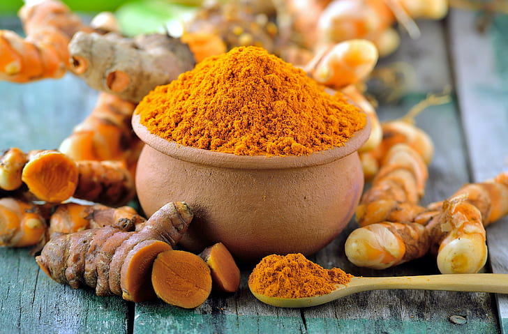 Food Spices Still Life Tumeric Wallpaper Preview