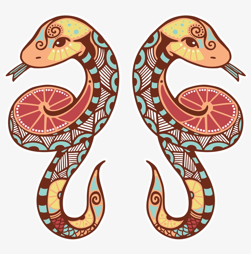 574 5748885_zodiac Gemini Snake
