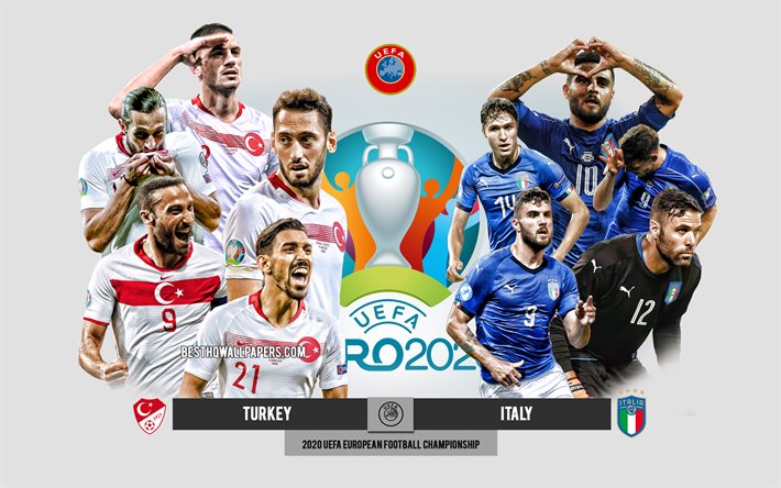 Thumb2 Turkey Vs Italy Uefa Euro 2020 Preview Promotional Materials Football Players