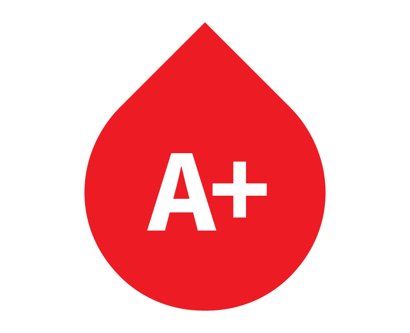 Blood Types_a Positive_blood Drop